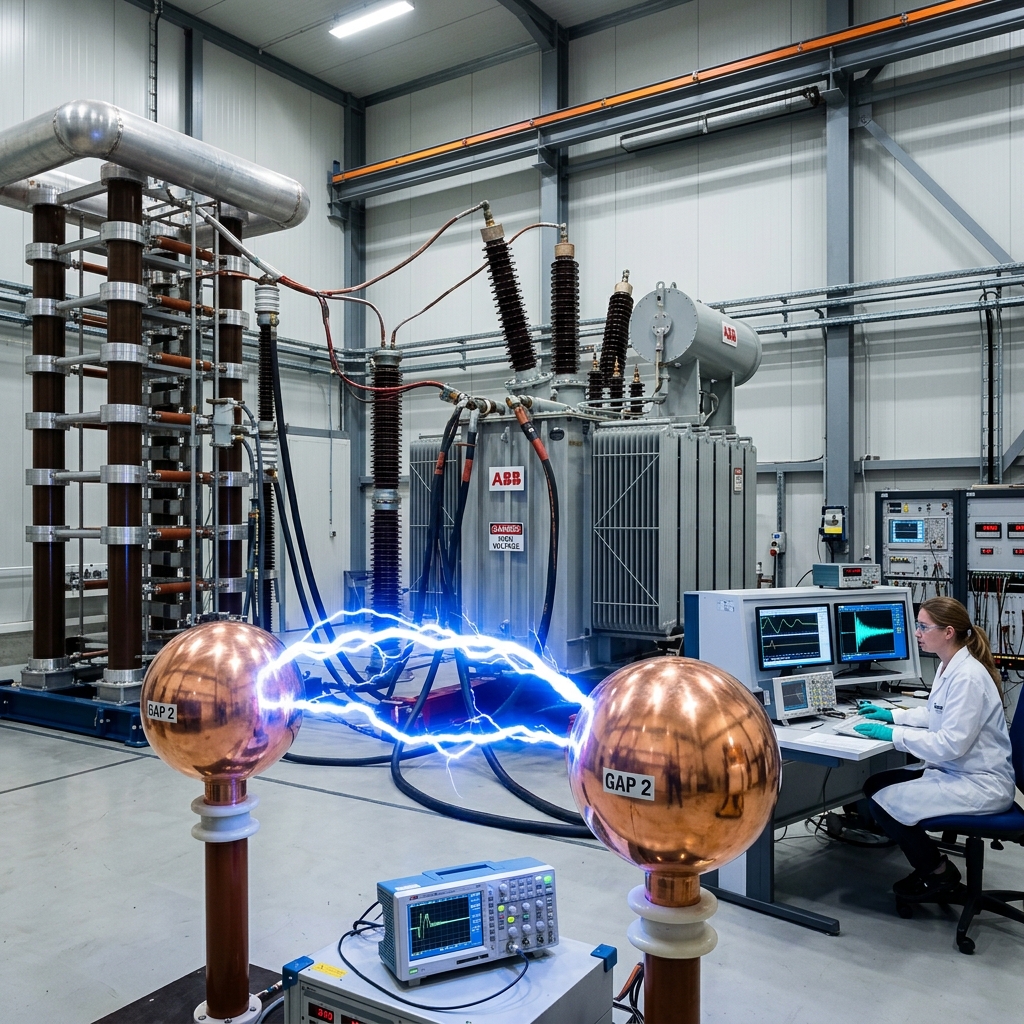 High-voltage electrical testing facility
